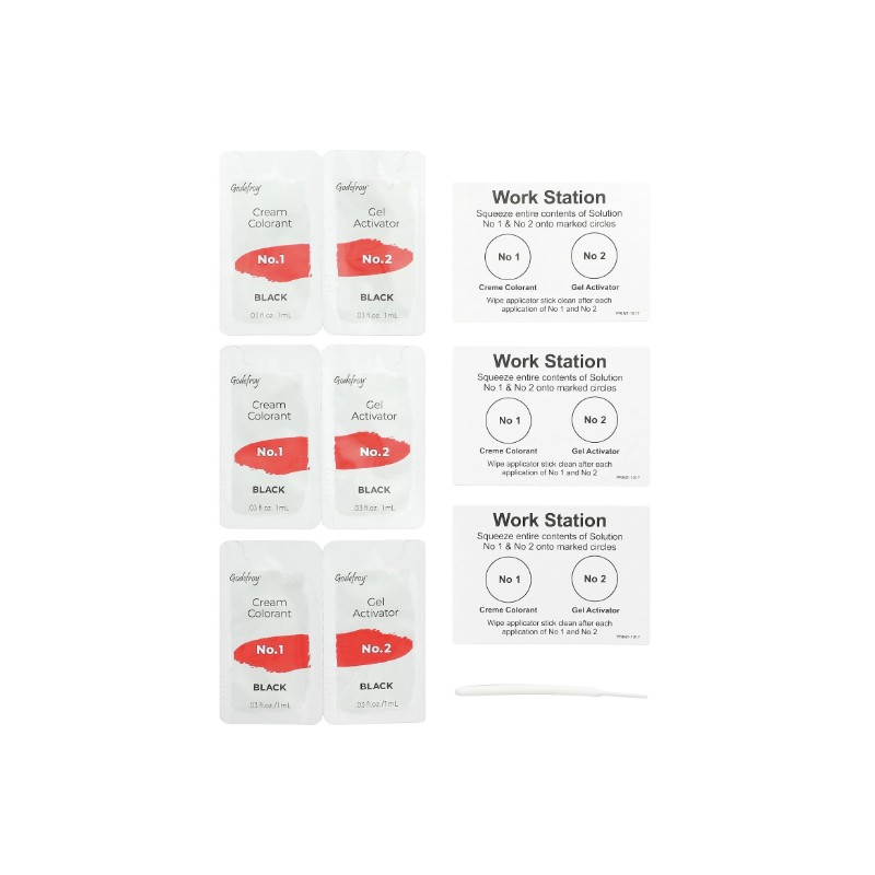 Instant Eyebrow Tint™, Natural Black, 3 Application Kit