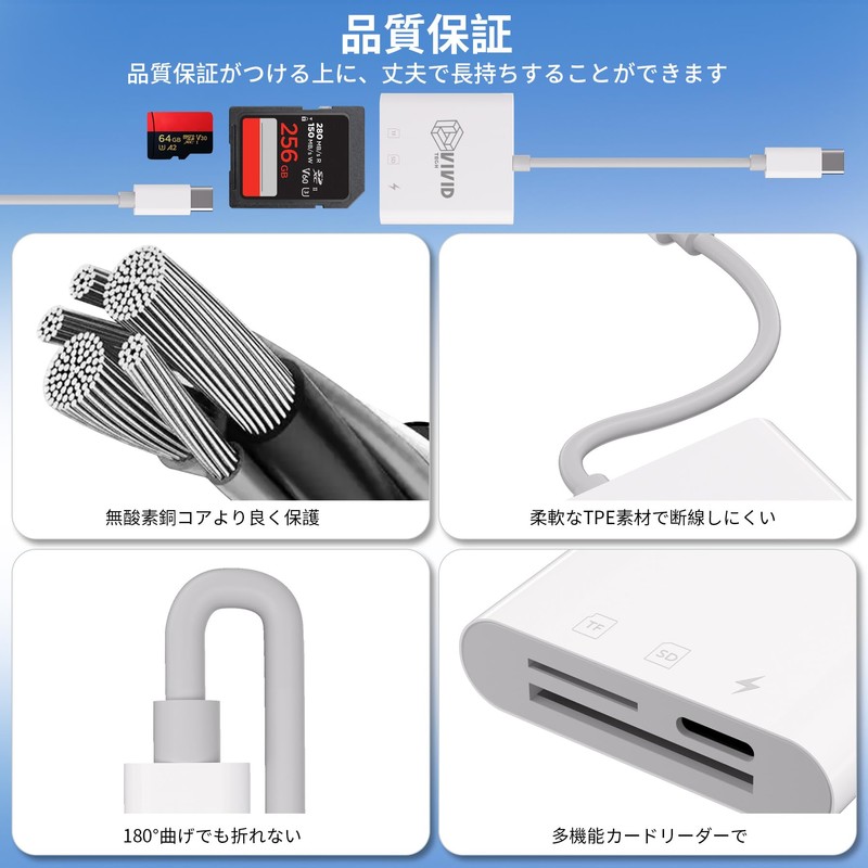 SD Card Reader, Ultra High Speed USB3.0, Multi-Card Reader, Fast