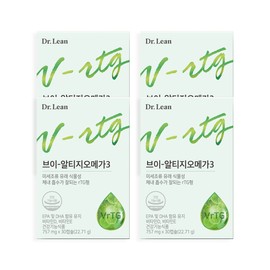 Dr.Lin Supercritical Vegetable V Altige Omega 3 4 Boxes No Additives, No Excipients / 닥터린 초임계 식물성 브이 알티지 오메가3 4박스 무첨가물 무부형제