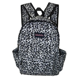 ZJRUIWQ Women Black cheetah print backpack, College School Backpack Bookbag，Waterproof Sports Laptop Bag Compatible with 15-Inch Notebooks