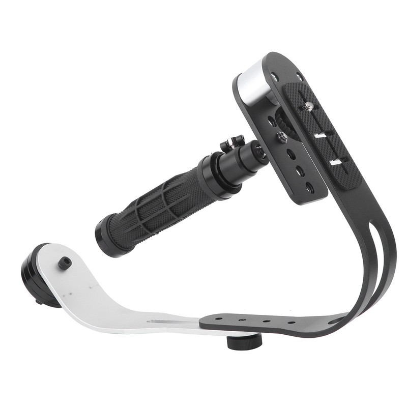 Handheld Video DSLR Camera Stabilizer Aluminum Alloy Bow Shape Stabilizer
