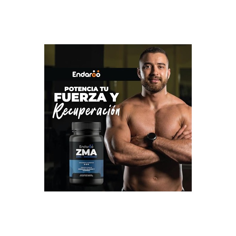 Zma Zinc Magnesio Vitamina Apoyo Recuperación Muscular Descanso Rendimiento Deportivo