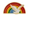 Sterling Gifts Spirit Dove on Rainbow & Blue Sky Lapel