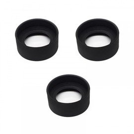Pack of 3 Telescopic Eyepiece Covers, Anti Impact Telescope Eye Protection, Rubber Eyepiece Covers, Microscope Eyepiece Protection for Telescope Microscope Visors (Inner Diameter of 33-46 mm)
