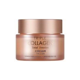 TONYMOLY Triple Collagen Total Tension Cream - Collagen Creme für Gesicht Korean Skincare - Hautstraffende Creme, Antifaltencreme, Whitening Cream, Beauty Cream - Kollagen Face Cream for Women, 80ml