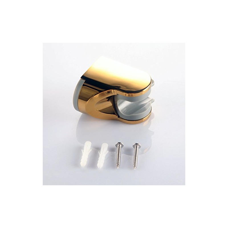 Skybath Gold Adjustable Shower Head Holder Bracket Wall Mounted For