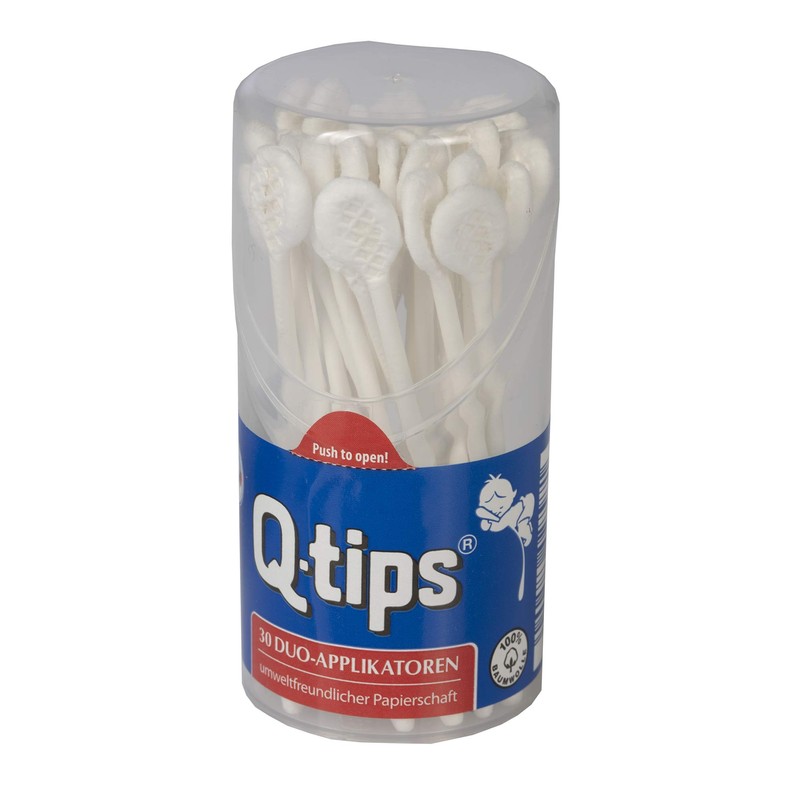 Q-tips® Care Sticks Duo Applicators, Round Tin, (24 x 30