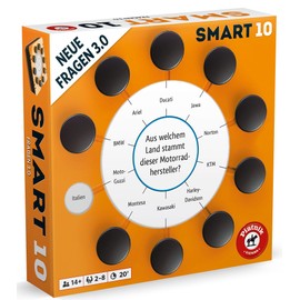 Piatnik 7242 7242 Smart 10, Additional Questions 3.0, 200 Questions with 2000 Additional Answers (German Version)