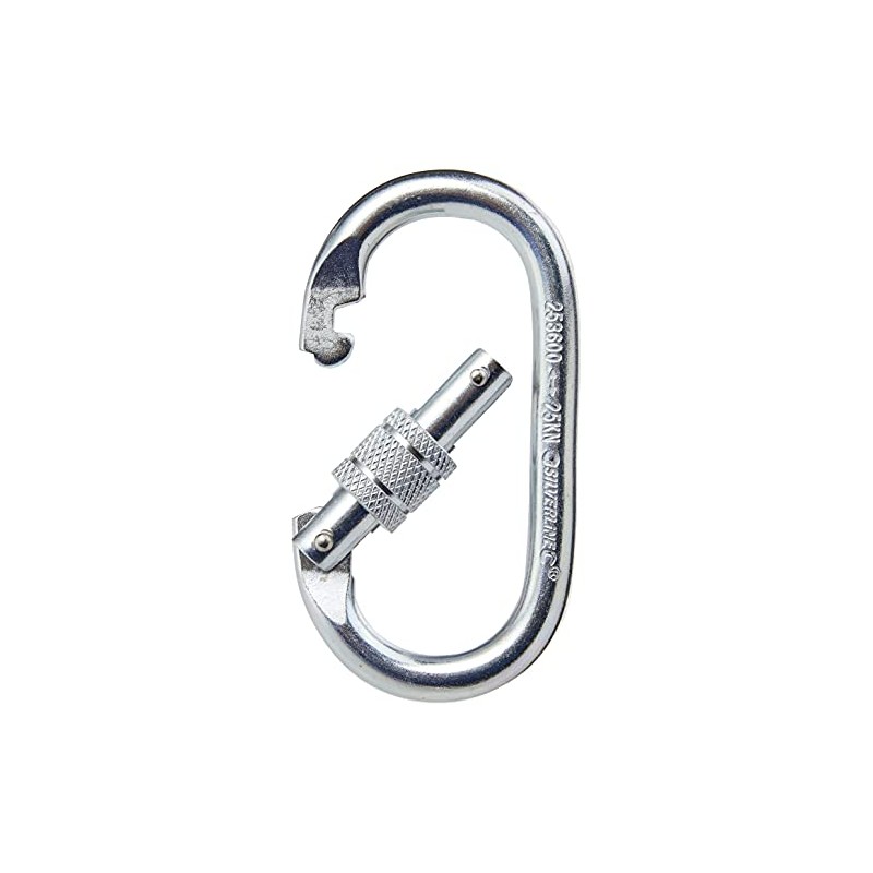 Silverline 253600 Screwgate Karabiner 19 mm Gate