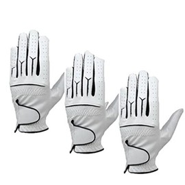 3 Mens DuraGrip Cabretta Golf Gloves (Left) (3XL)