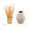 Matcha Tea Whisk Set - Bamboo Chasen and White Whisk