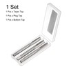 sourcing map 3pcs Metric Hand Tap Set, M8 x 1.25