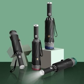 우산 거꾸로 3단 자동 튼튼한 접이식 라이트 심플 (WFJ7OO4) Reverse Umbrella 3-Fold Automatic Sturdy Folding Light Simple (WFJ7OO4)