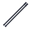 Tension Curtain Rod for Window Cupboard Closet, Black Extendable Adjustable