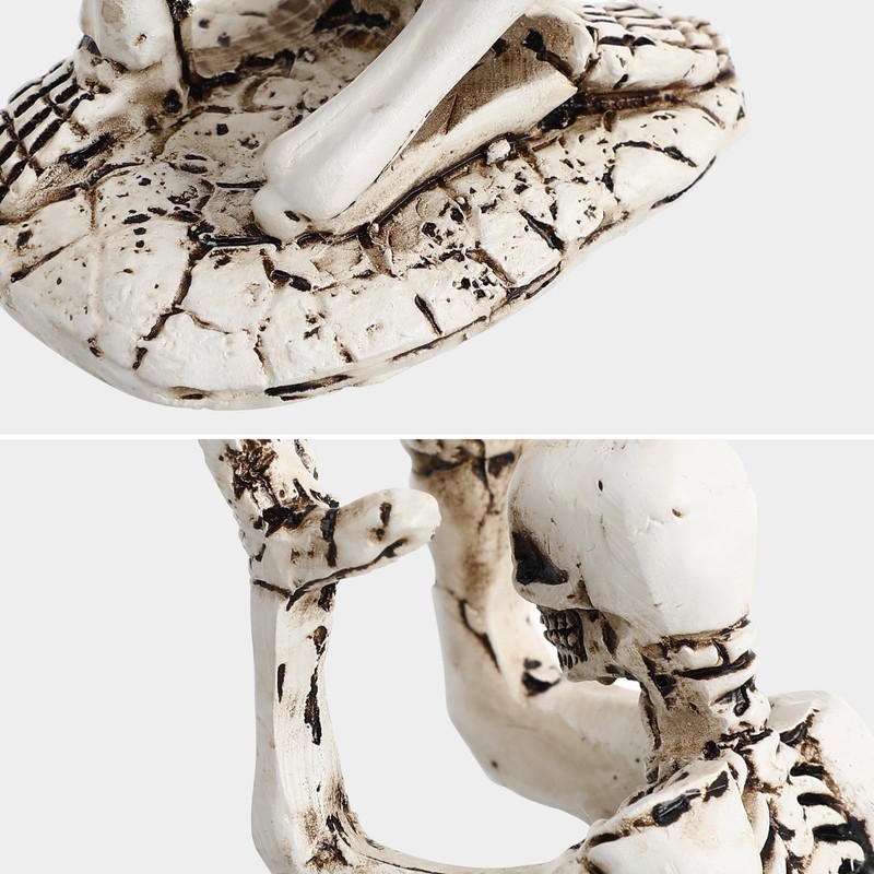 NUOLUX Pen Holder, 1 Pen Holder, Halloween, Decoration, Skull, Skeleton