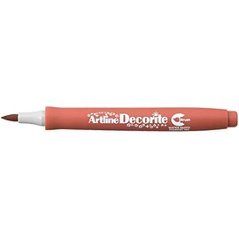 Shachihata Art Line Pen Deco Light Brush Type Brown EDF-F-BR