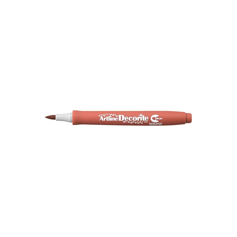 Shachihata Art Line Pen Deco Light Brush Type Brown EDF-F-BR