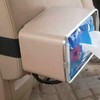 AIMALL Armrest Storage Box with Cup Holder, Tissue Box, Drawer