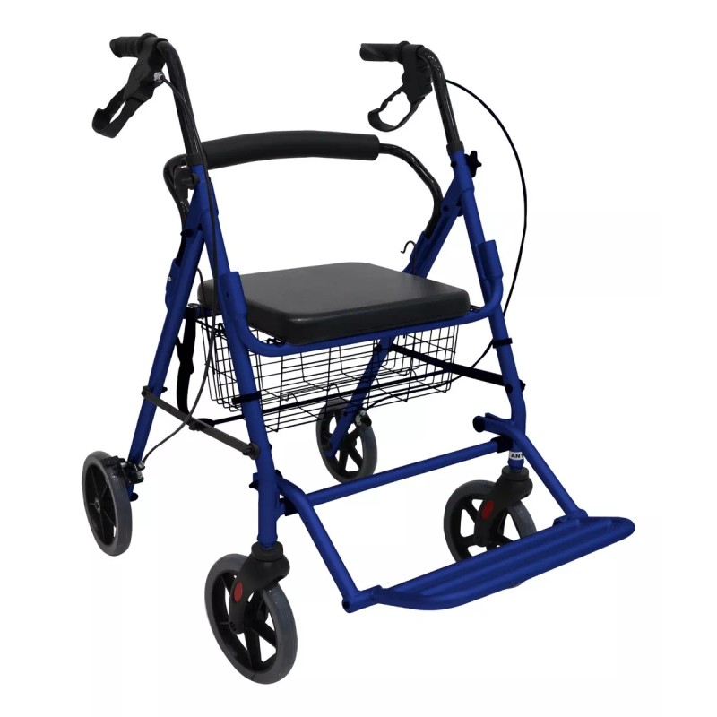 Handy Andadera Para Adulto Plegable Y Ajustable Con Asiento An10a