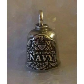 Gremlin US Navy Logo Motorcycle Guardian Angel Good Luck Gremlin Bell  Made in USA