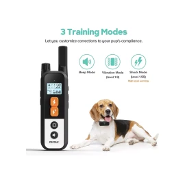 PECOLE Dog Training Collar with Remote, Shock Collar for Dogs with Vibration and Beep M