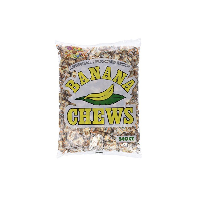 Albert's Fruit Chews - Banana Flavor (240 Candies)