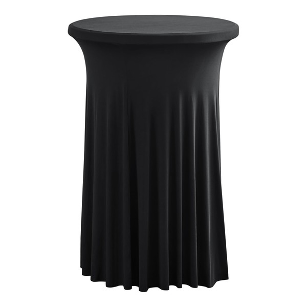 iEventStar 2Pcs 32" Highboy Cocktail Round Stretch Spandex Table Cover