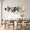 Axioglo 59" Large Wall Decor,3D Abstract Metal Wall Art for