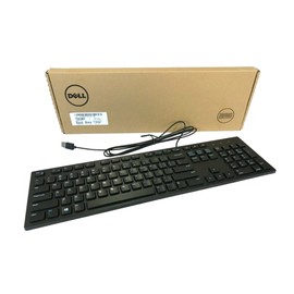 DELL Wired USB Keyboard for Desktop PC KB216-BK-US - Dell P/N RKRON N6RBG