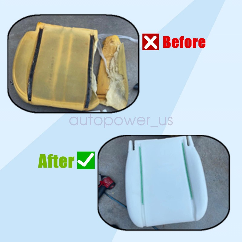 Chevy, GMC Driver Bottom Seat Cover Gray + Foam Cushion