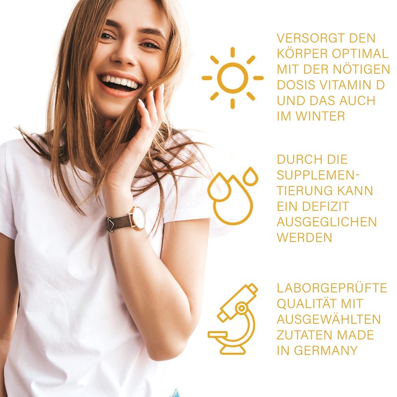 Vitamin D3 + K2 Drops High Dose & Laboratory Tested