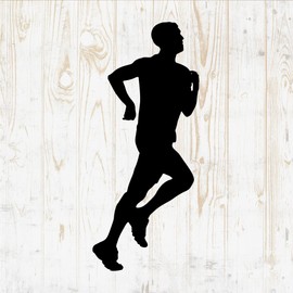 6 in Fitness Sticker - Bodybuilding Running Sport Barbell Gym Dumbbells Yoga Muscle Bar - Vinyl Decal for Wall Car Home Bike Bottle Phone Laptop DWSV1991