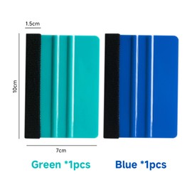 2 Pieces Rectangular Plastic Scraper, Multi-Functional Film Tool, Scratch-Free Scraper, Car Care Tool.