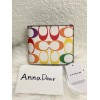 Coach NWT Coach 3 In 1 Wallet In Rainbow Signature