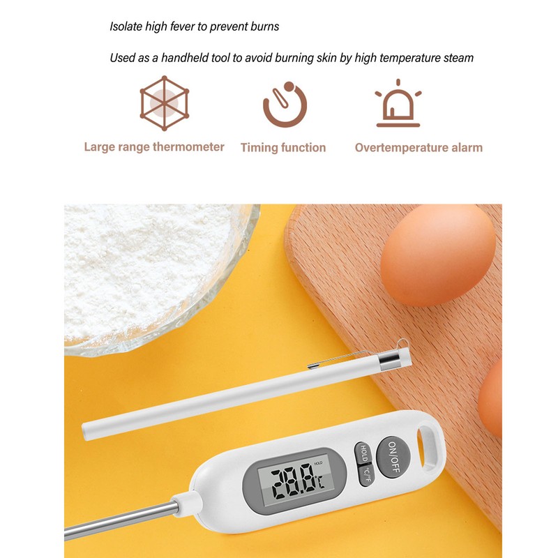 Meat Food Thermometer Waterproof Electronic Digital Cooking Instant Read Probe
