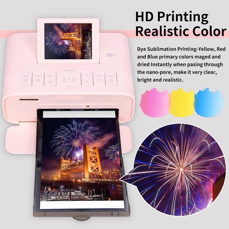KP 108IN 3Pcs Color Ink Cartridges 108Pcs 4 X 6in