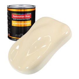 Restoration Shop - Wimbledon White Urethane Basecoat Auto Paint - Gallon Paint Color Only - Professional High Gloss Automotive, Car, Truck Refinish Coating