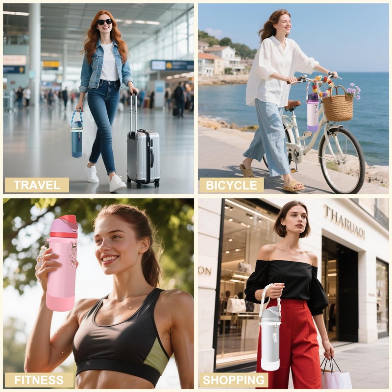 Comprehensive Compatible Owala Accessories Set: Silicone Boot for 24oz &