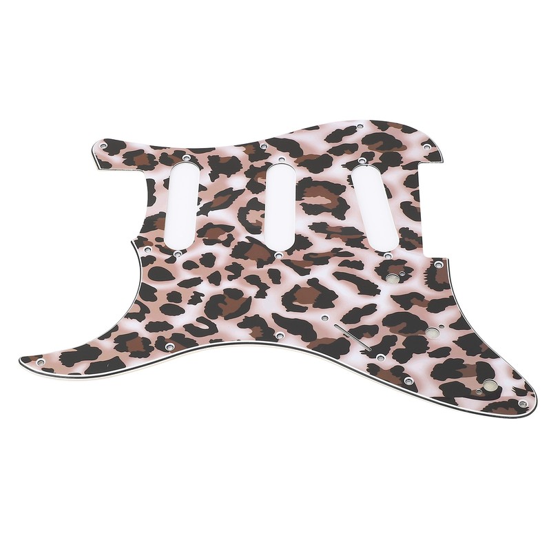 Guitar Left Hand Pickguard PVC 3 Layers Protective Decorative Guitar