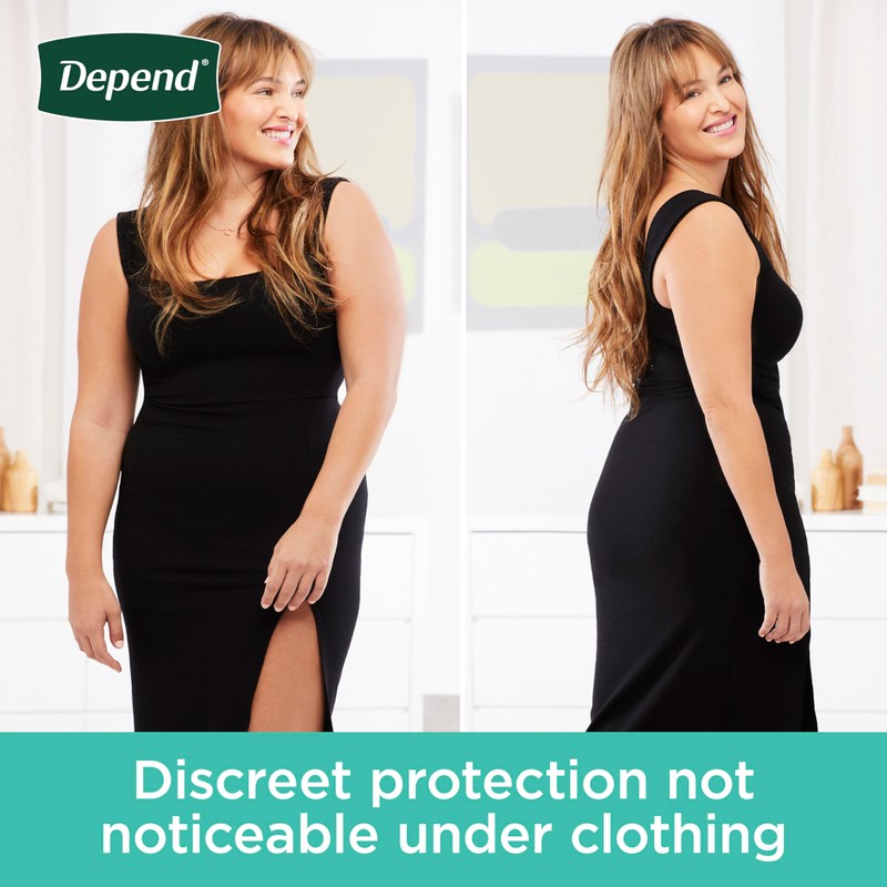 Depend Fresh Protection Adult Diapers, Incontinence & Postpartum Bladder Leak