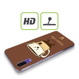 Head Case Designs Instantkaffee Kaffee Persönlichkeiten Soft Gel Handyhülle Hülle kompatibel mit Honor 30 5G