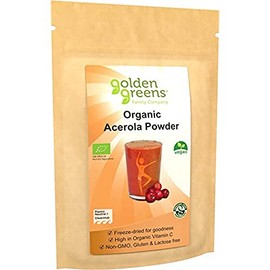 GOLDEN GREENS ORGANIC Organic Acerola Powder 50g (PACK OF 1)