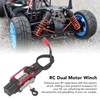 RC Winch Aluminum Alloy Electric Dual Motor Simulated Winch for