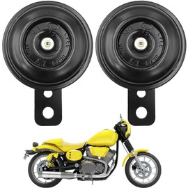 Signal Horn 12 V, 12 V Motorcycle Horn, Universal Horn 12 V, for Motorcycle, Vehicle, Car, Truck, Moped, Scooter, Scooter