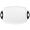 Chop & Serve Double Handle Board - White Kitchen Chopping