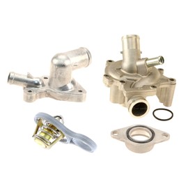 Heavy Duty Coolant Thermostat Water Pump Flange Kit for MINI Cooper S (2002-2006) R52 R53