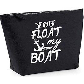 Hippowarehouse You float my boat printed make up cosmetic wash bag 18x19x9cm