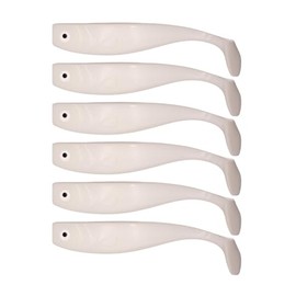 Zanderbait 9 cm flocks, fishing lures, artificial bait, zander bait, zander bait, soft bait, rubber fish, rubber bait, pack of 6