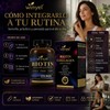Biotina Colágeno Queratina Ácido Hialurónico 60 Cápsulas
