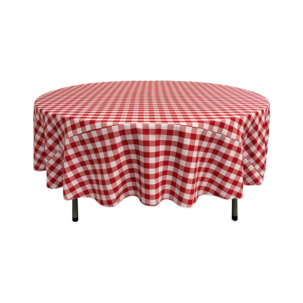LA Linen Gingham Tablecloth - Checkered Tablecloth for Parties, Picnics